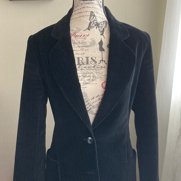 Joseph London Striped Corduroy Cotton Blazer Size Small - Picture 1 of 5
